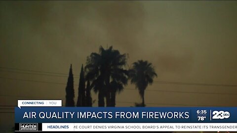 As towns prepare fireworks shows, some residents impacted by air quality