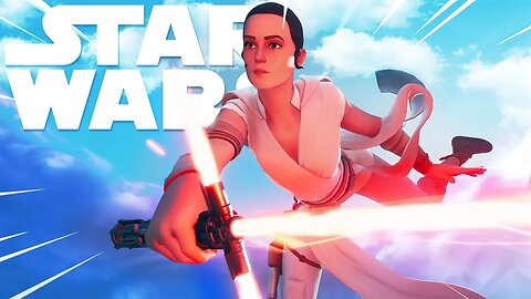 Becoming a Jedi for the day in Fortnite..