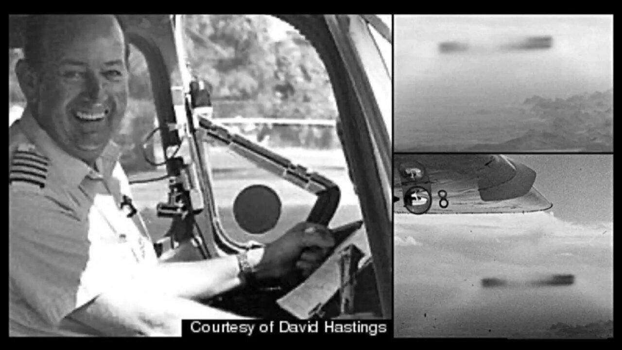 Pilot David Hastings took a photo of a UFO while flying over the Mojave Desert, September 9, 1985