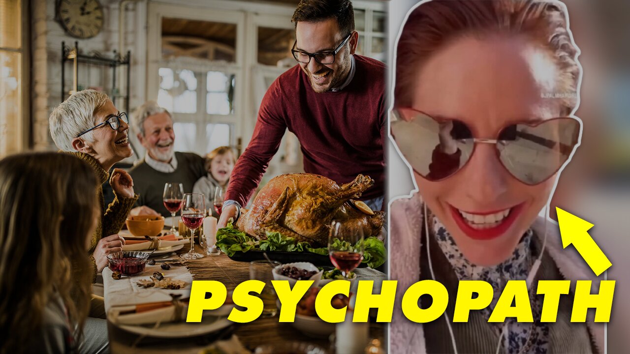 This CRAZY LEFTIST PSYCHO wants to RUIN your Thanksgiving