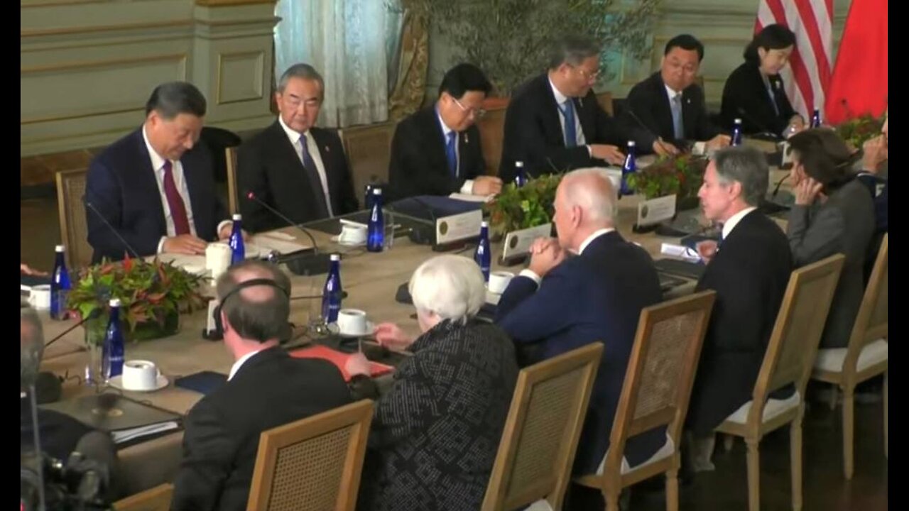 🇺🇸🇨🇳 Moments ago, the highly-anticipated Biden-Xi meeting in San Francisco came underway