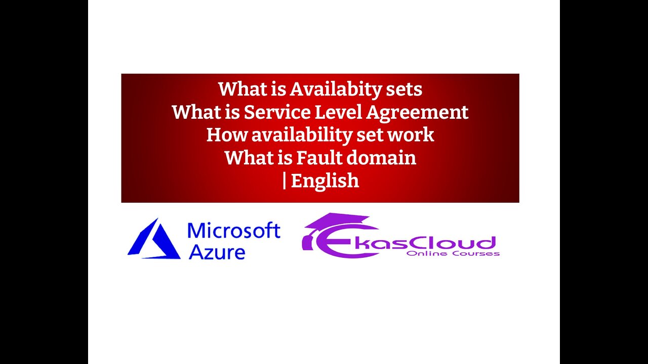 What is Availabity sets and What is SLA and How availability set work and What is Fault domain