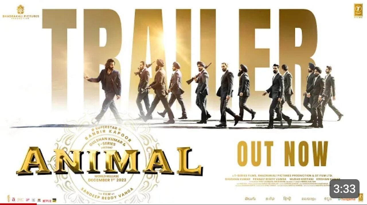 Animal official Trailer