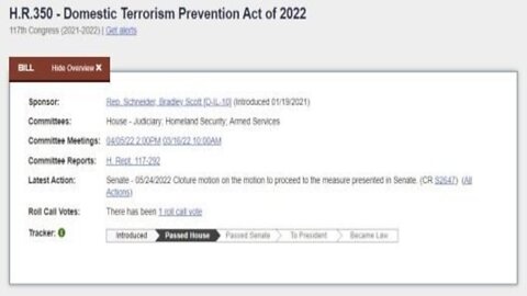 While everyone was talking about the Texas shooting, Congress silently passed the Domestic Terrorism