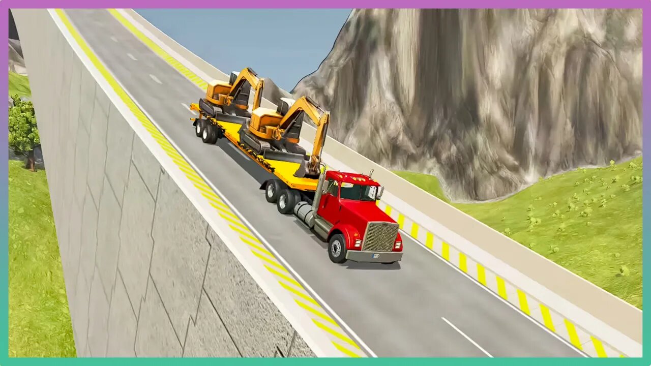 TruckFails | Explosive Ramp #111 | BeamNG.Drive |TrucksFails