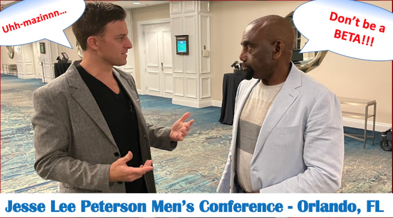 Jesse Lee Peterson Men's Conference was Uh-mazzin! (w/ comedian K-von)