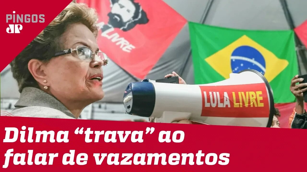 Dilma entra em pane ao falar de hackers