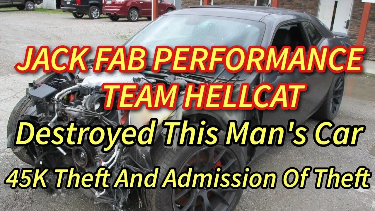 Jack Fab Performance and Team Hellcat Screw Another Customer We Have Receipts