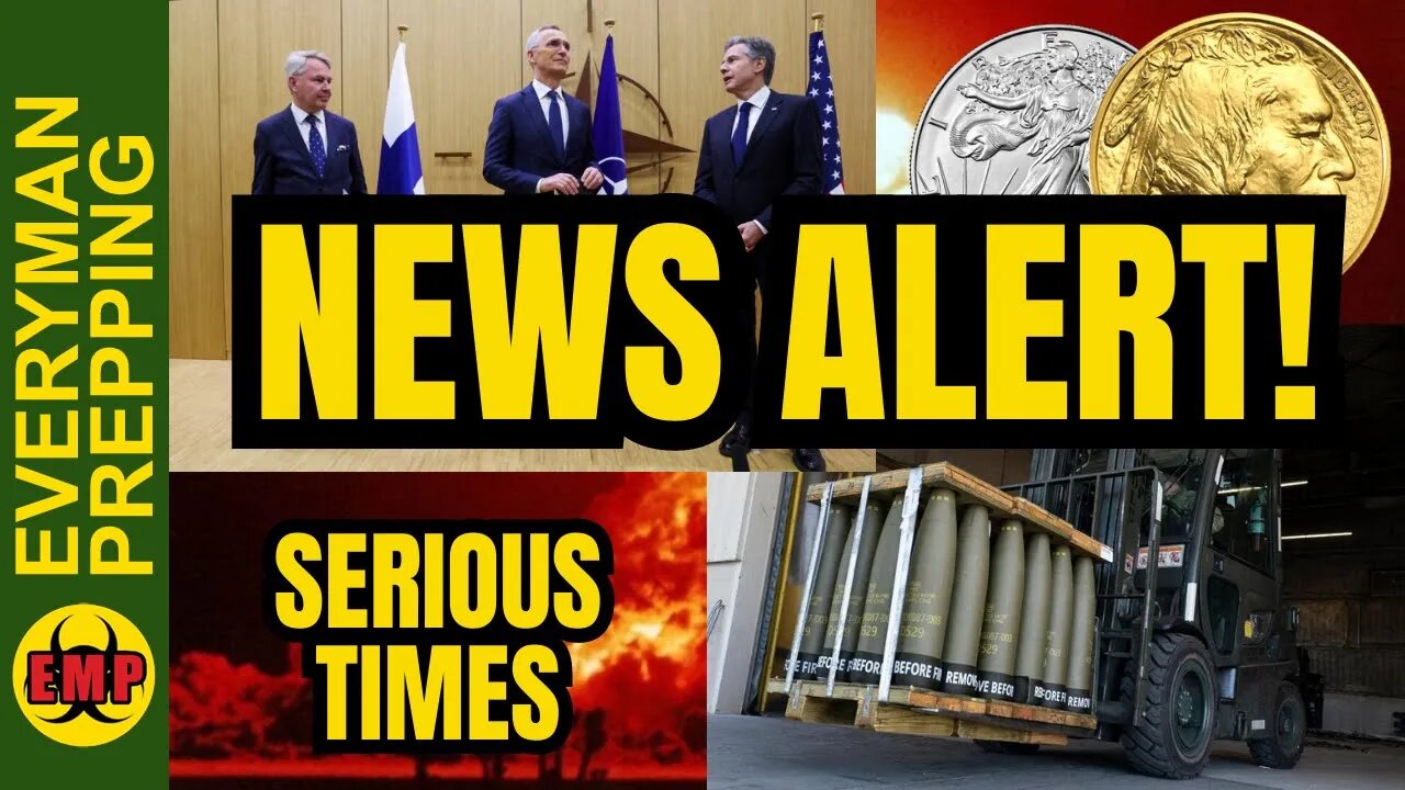 NEWS ALERT! Finland Joins NATO - Silver & Gold Skyrocket - Bonds Crash - More Weapons - Prepping