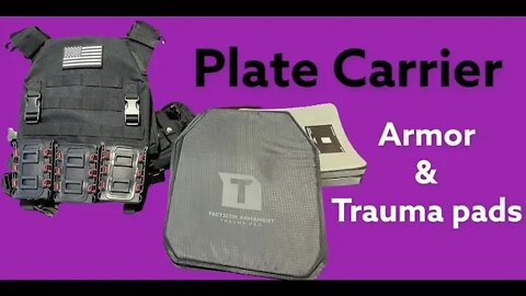 Tacticon Trauma Pads and Level IV Ceramic Plates