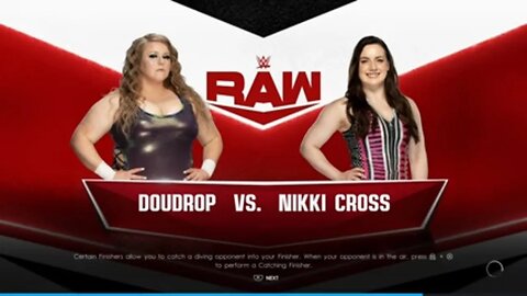 WWE Monday Night Raw Nikki Cross vs Piper Niven