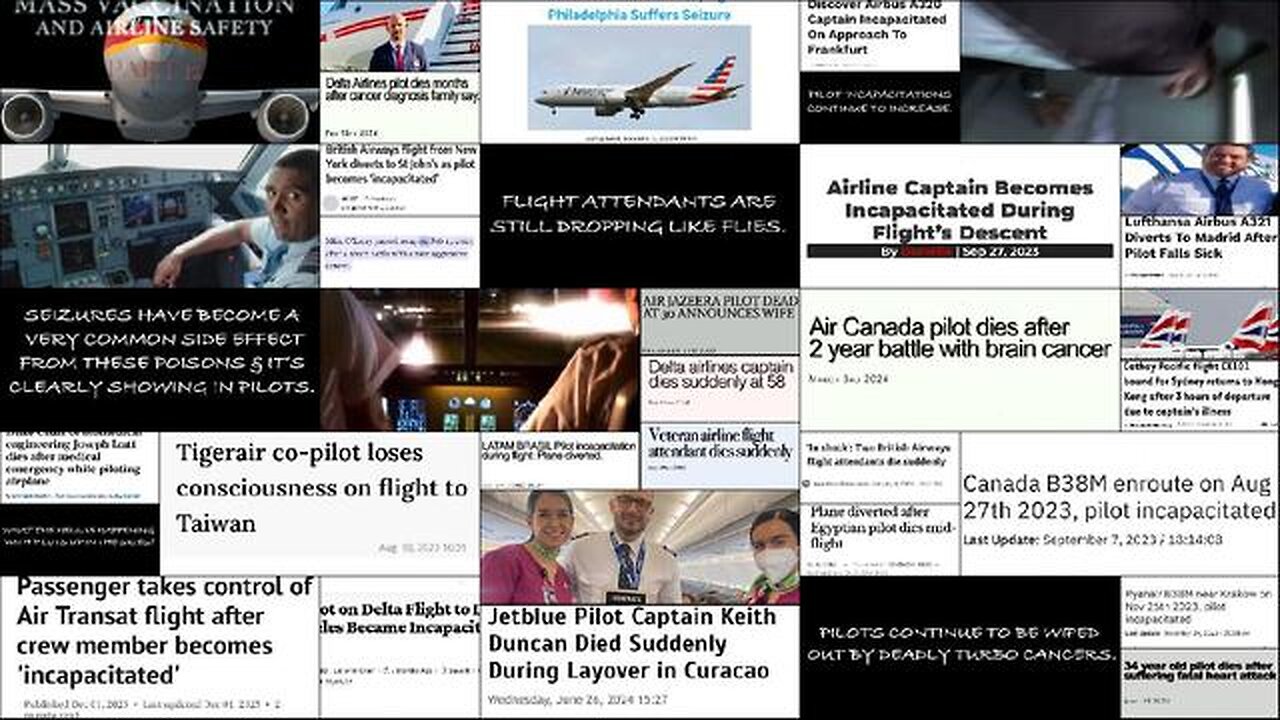 Mass Vaccination and AIRLINE SAFETY - Part 12