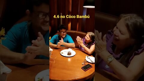 4.6 no Côco Bambú #shorts #shortvideo #shortsvideo