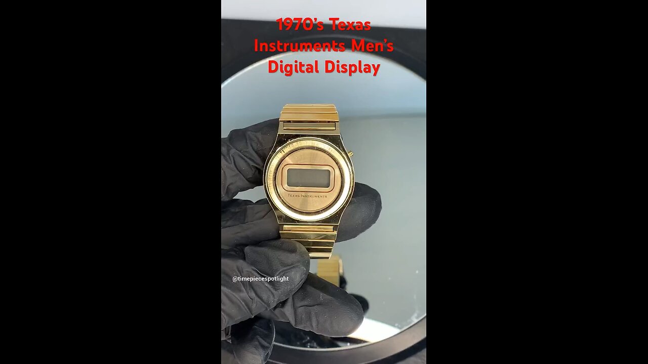 1970’s Texas Instruments Digital Display Men’s Wristwatch