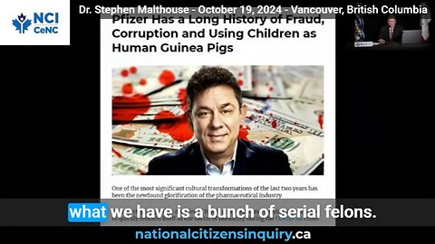 NCI- Dr. Stephen Malthouse - October 19, 2024 - Vancouver, British Columbia