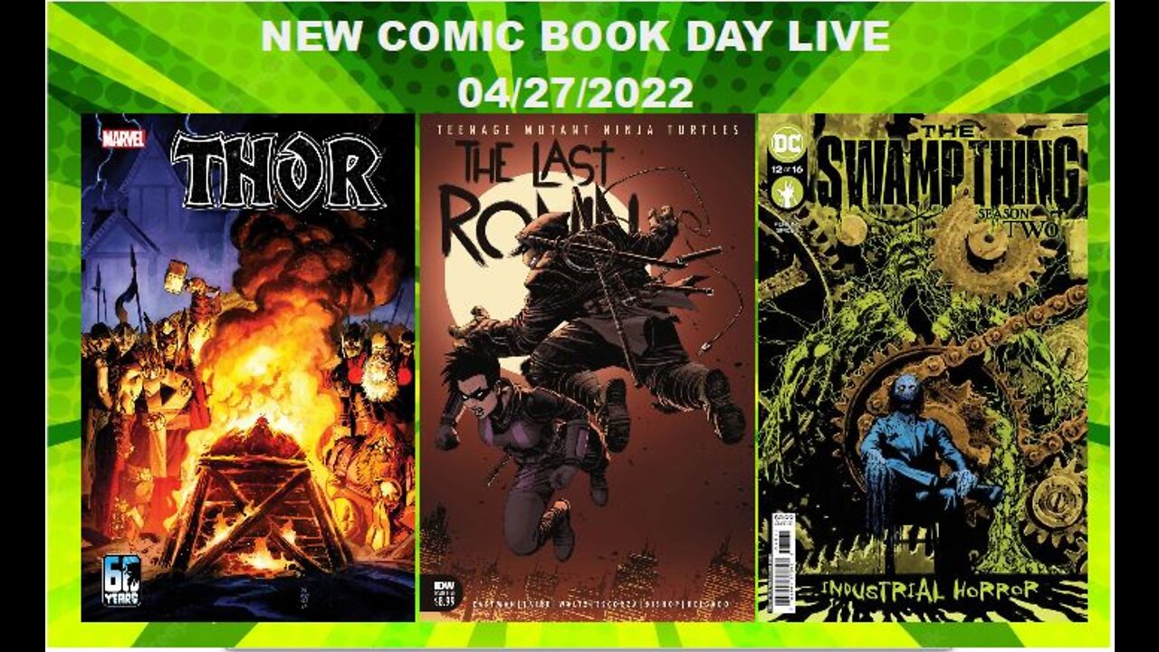 New Comic book day live 04/27/2022