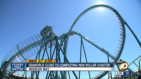 Inside look at SeaWorld's 'Emperor' dive coaster