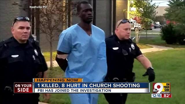 1 killed, 8 hurt in church shooting