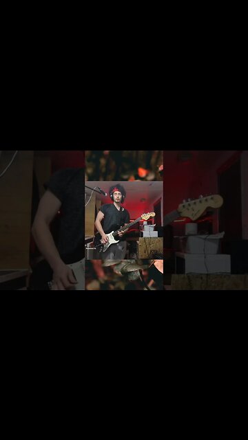 Making Stratenstein scream a lil bit 🎸🤘 #stratocaster #fenderguitars #twitchmusician #bluesguitar