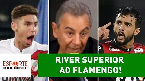 Flavio Prado não alivia e vê River SUPERIOR ao Flamengo!