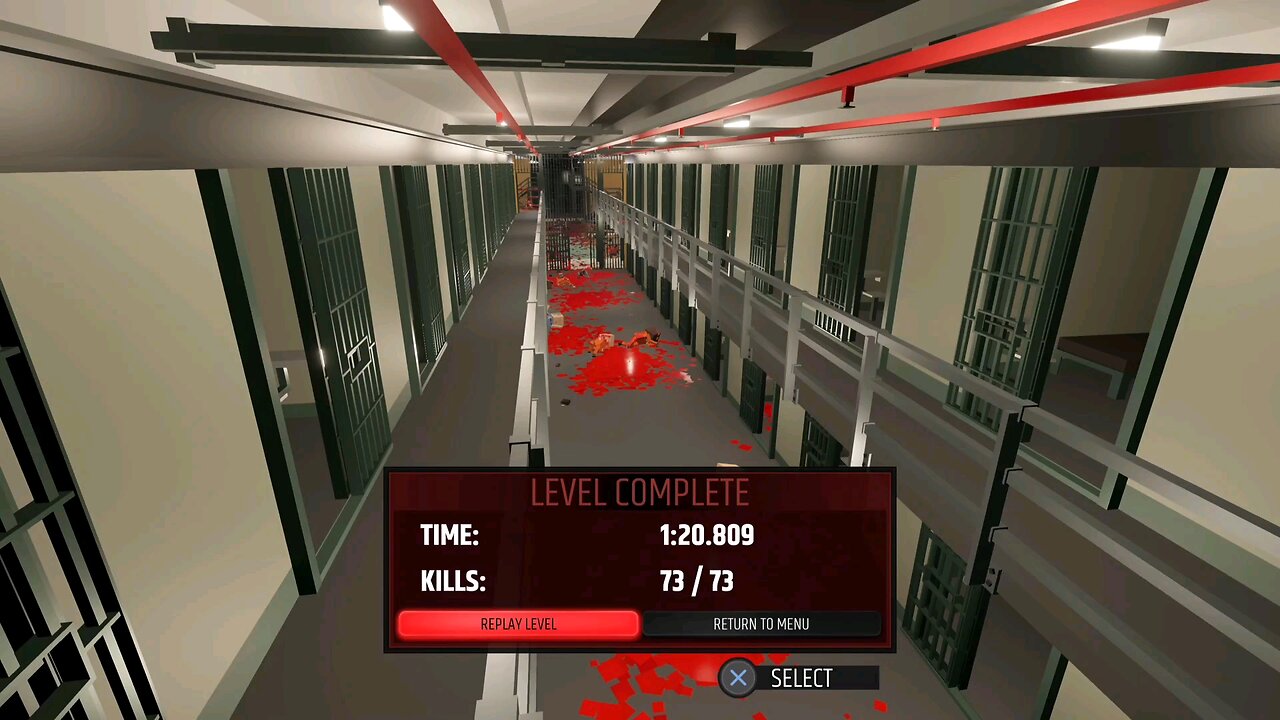 Paint the Town Red Speedrun Prison 1:20.809 PS5 Console FWR