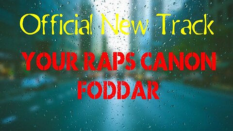 Your Rap Is Canon Fodder (Official Track) #shorts #viral #new #music