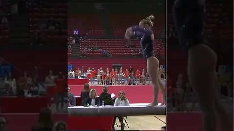 Abby Heiskell (Michigan) 9.950 on Beam - Big 5 Night 1 2/24/23 #shorts