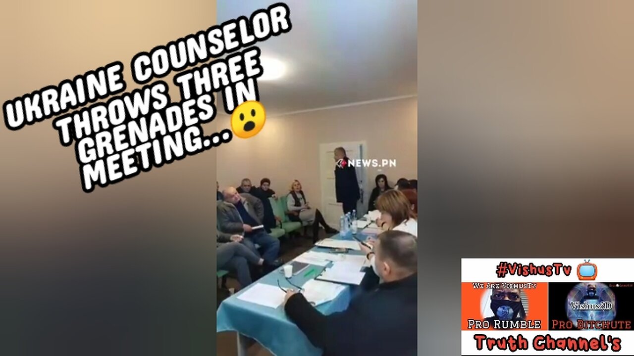 Ukraine Counselor Throws 3 Grenades In Meeting... #VishusTv 📺