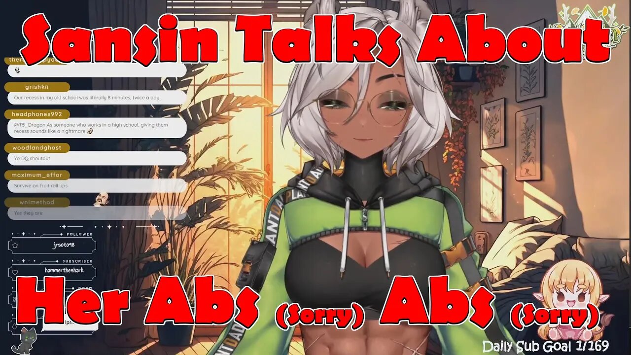 @sansinjin Talks About Abs (Sorry) Abs (Sorry) #vtuber #clips