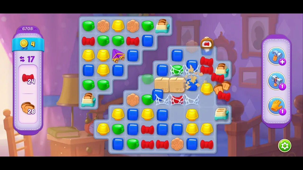 Playrix Homescapes Gameplay Walkthrough Level 6708