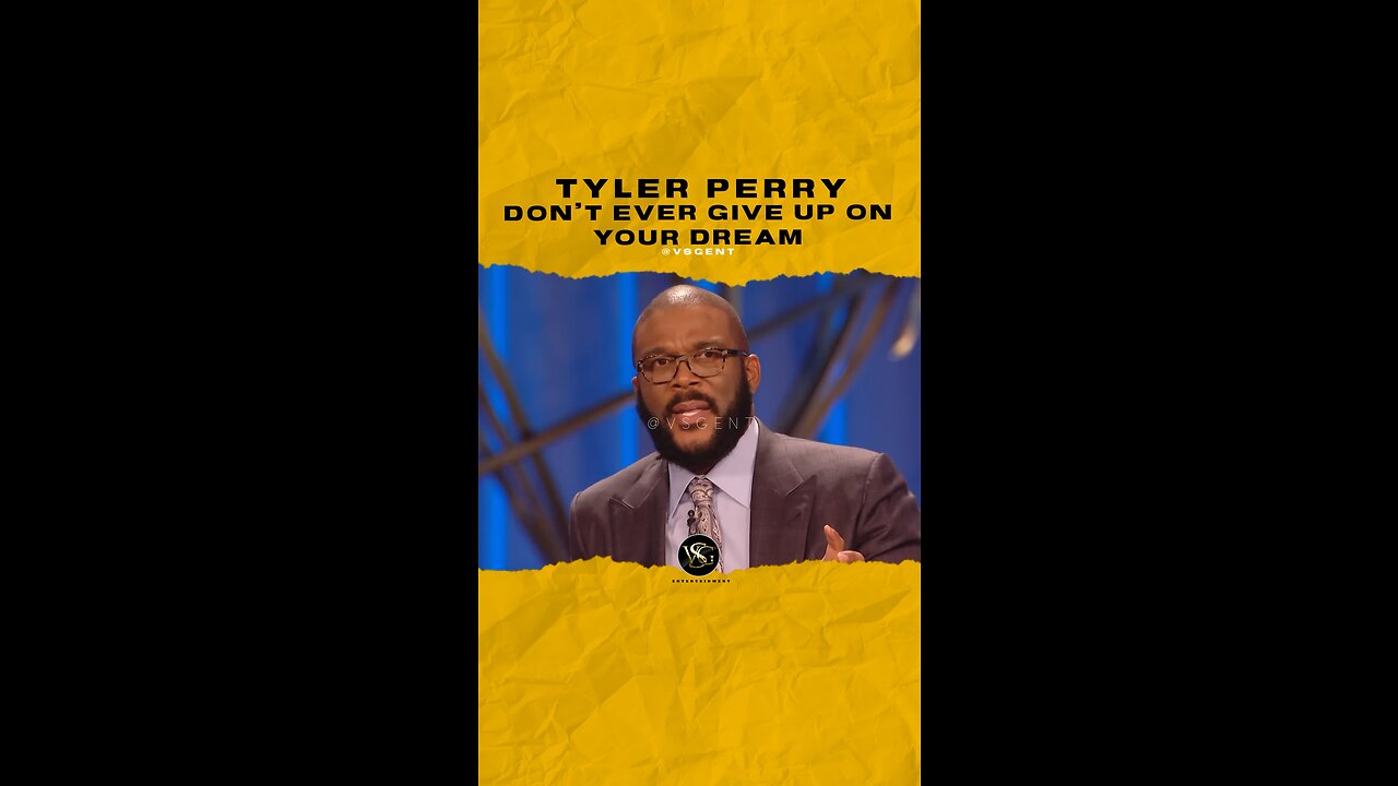 @tylerperry Don’t ever give up on your dreams. #tylerperry 🎥 @lakewoodchurch