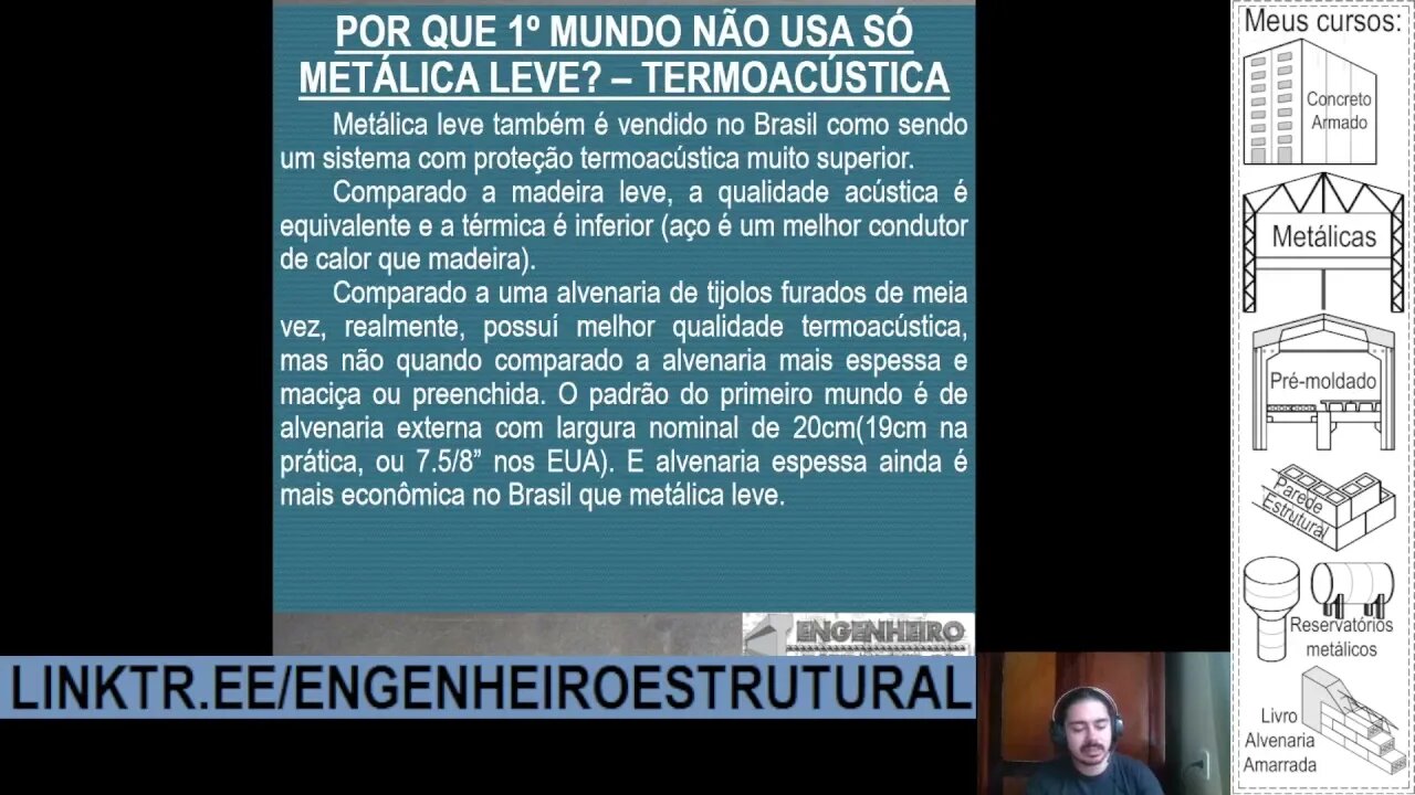 Por que metálica leve não vai ser comum no Brasil - Eng. Estrutural