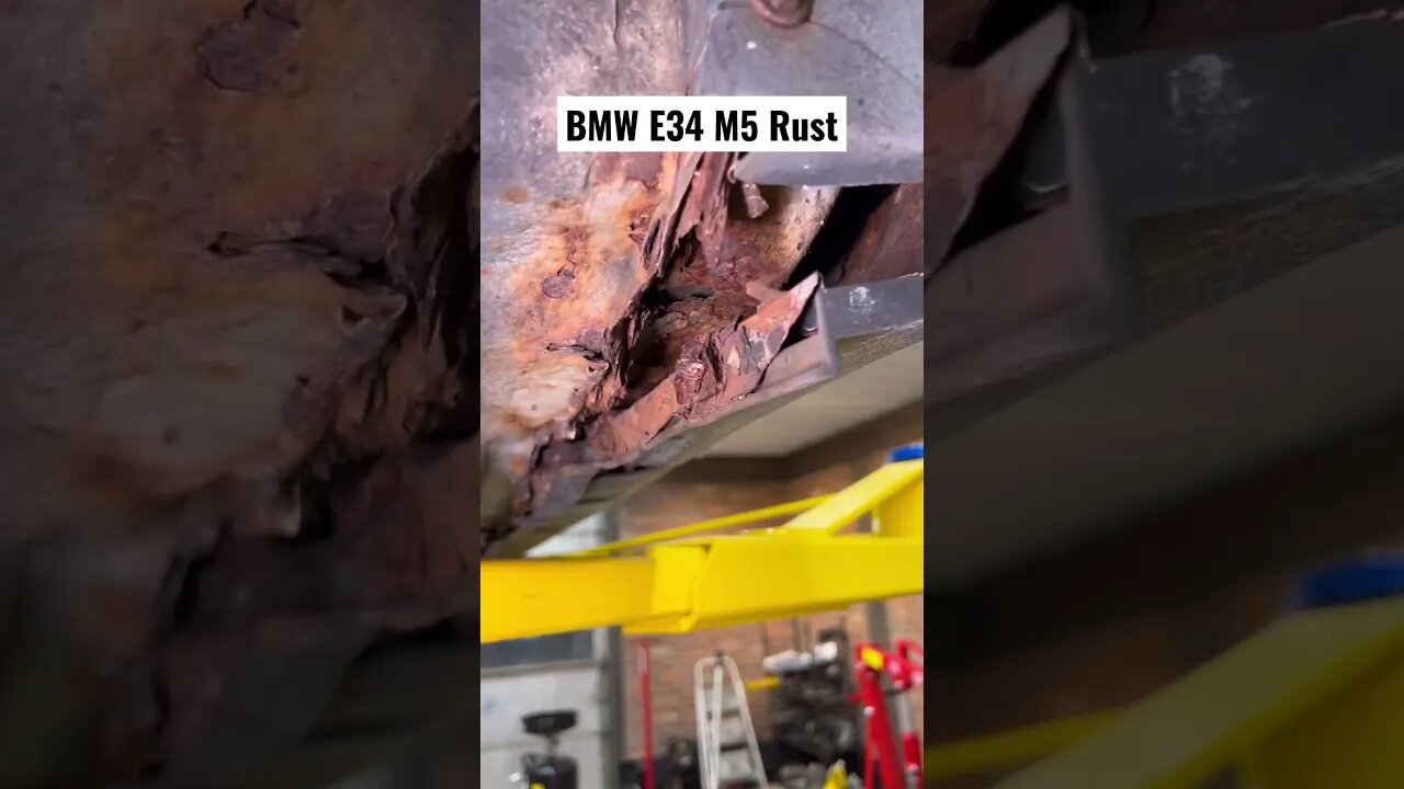 BMW E34 M5 Rust #cars #mechanic #bmw #automobile #restoration #bmwe34 #bmwm5 #autobody #rust #diy