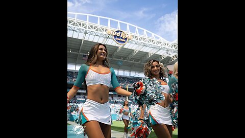 Dolphins Cheerleaders Go 🧡🏈 Miami Dolphins NFL Football