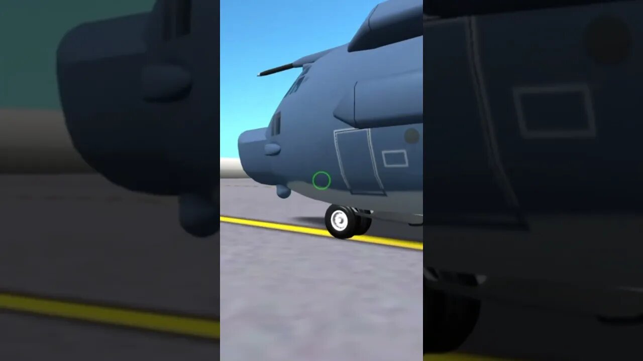 Flying MC-130 | Turboprop Flight Simulator #shorts