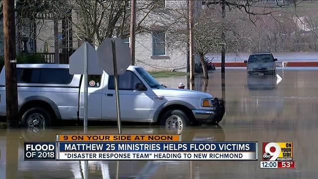 Matthew 25: Ministries handing out supplies to flood victims along Ohio River