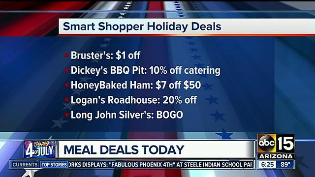 4th of July meal deals