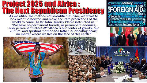 Project 2025 and Africa - The Next Republican Presidency