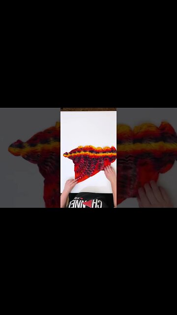 Tie Dye Lava Ripple T Shirt #Shorts