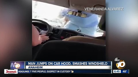 Caught on video: Man terrorizes driver during altercation in Anaheim