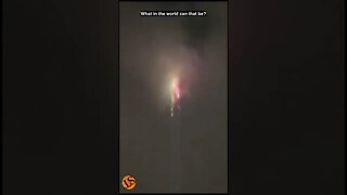 Flaming Beam Of Light Over Arizona #shorts