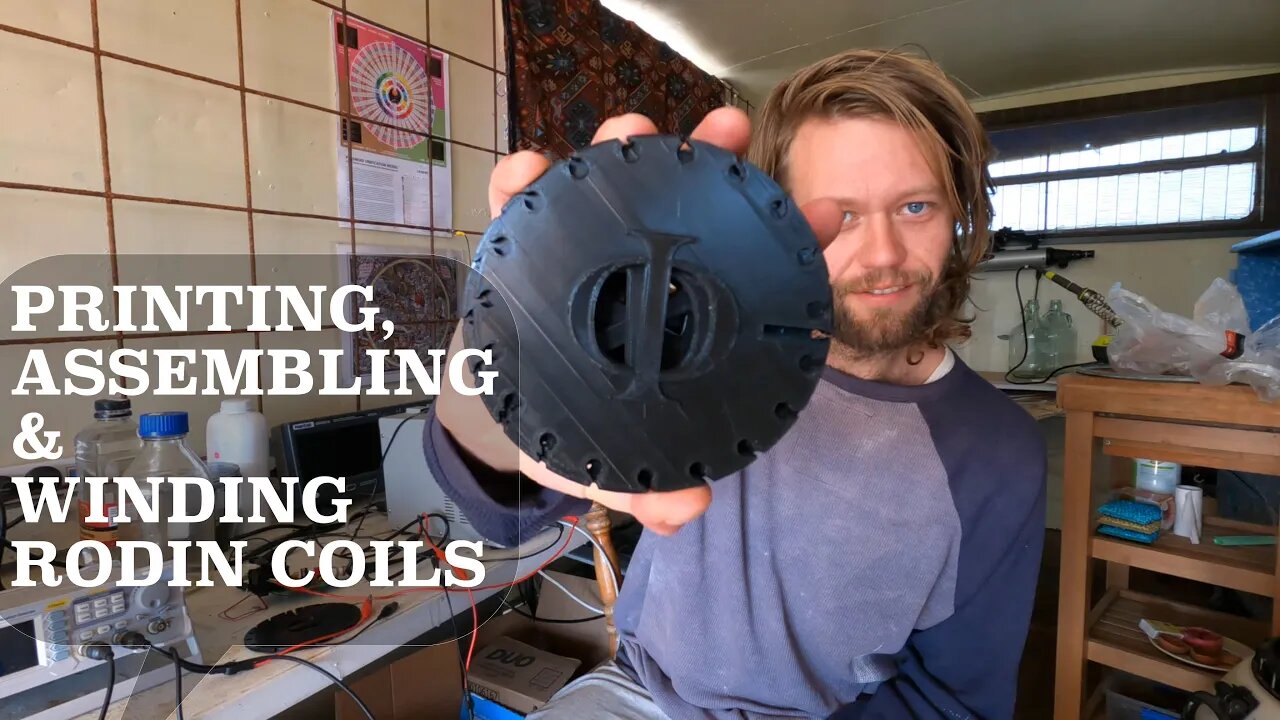 Printing, Assembling & Winding Rodin Coils