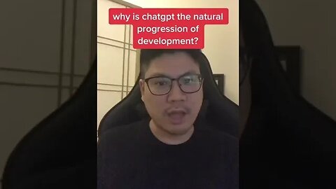 Why is chatGPT is the natural progression of software?