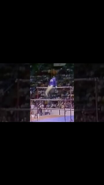 Nellie Kim 9.9 on Bars - 1976 Olympics Montreal all around #shorts