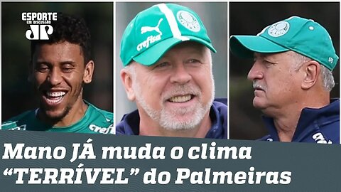 Bastidores: Mano já MUDA o clima "TERRÍVEL" de Felipão no Palmeiras!