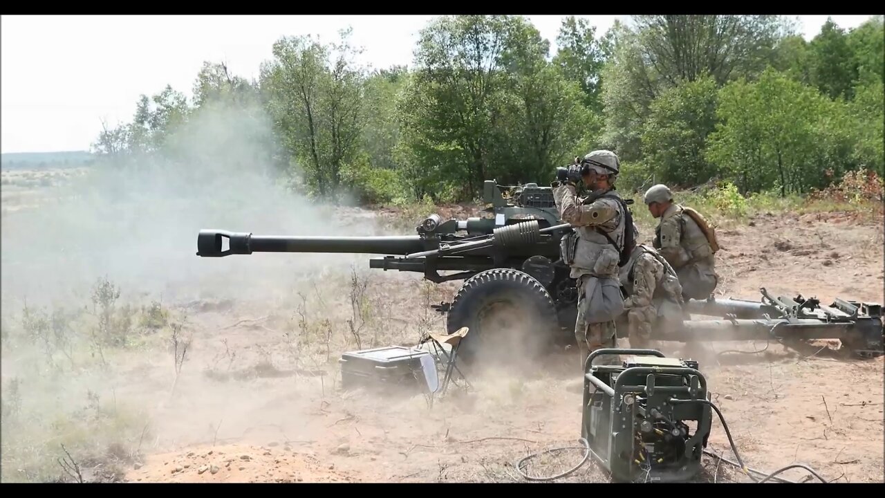 U.S. Artillery Conducts Live-Fire Exercise - Northern Strike 22