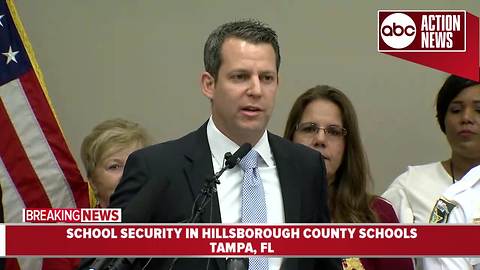 School security in Hillsborough County Schools | News Conference