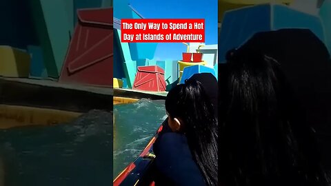 Best way to beat the heat #themeparks #universalstudios #universalorlando #florida #summer #orlando