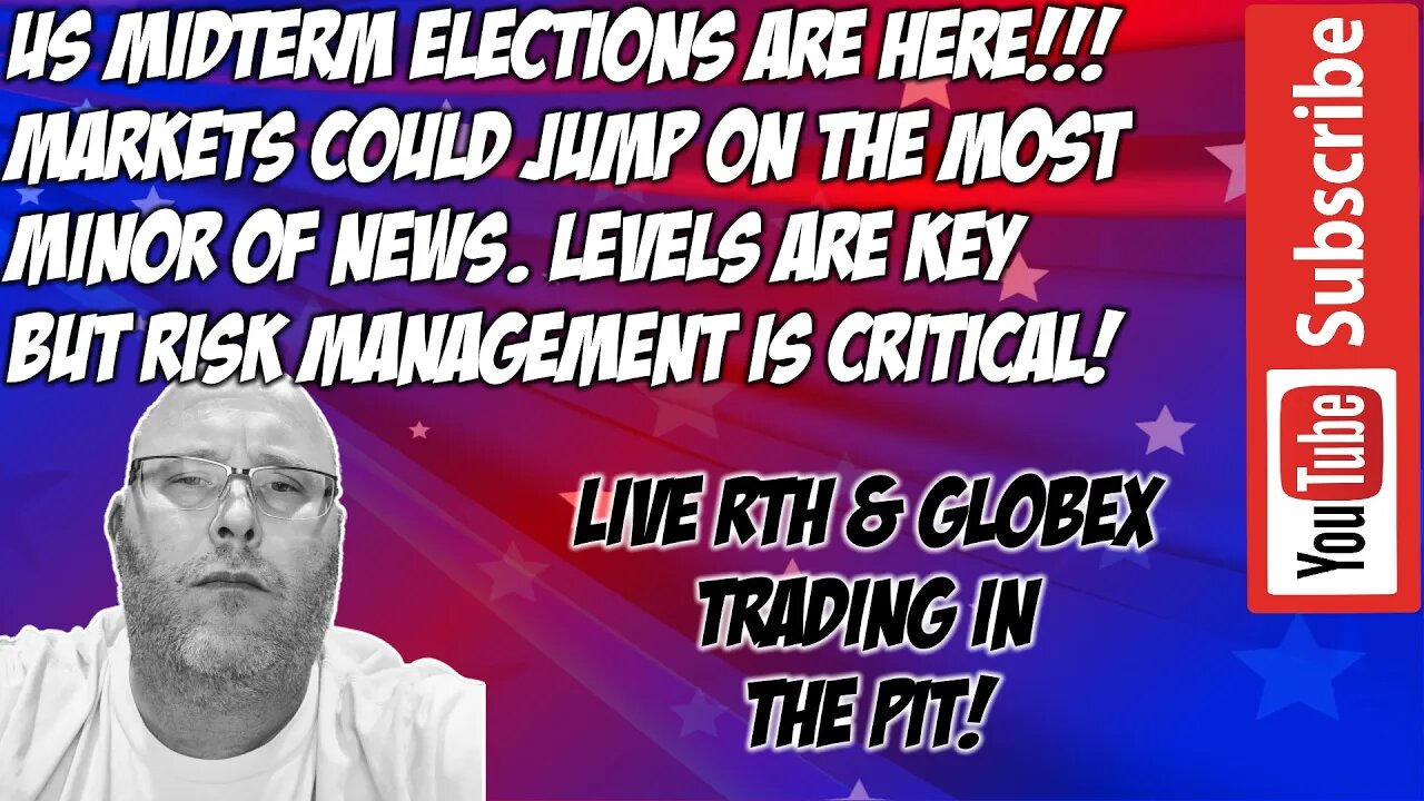 US Midterm Elections - ES NQ Futures Premarket Trade Plan - The Pit Futures Trading