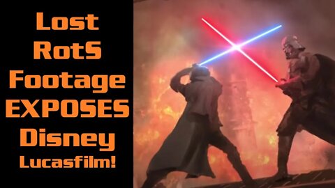 Lost Revenge of the Sith Making of Footage Further Exposes Vader vs. Obi-Wan Rematch!